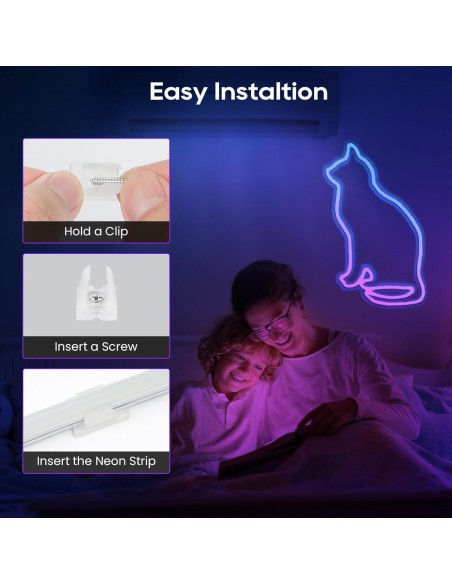 Tira de LED Neón RGB+IC 1m TK99SW Impermeable USB Tira de LED Neón RGB+IC 1m TK99SW Impermeable USB