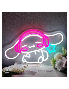 Luz de neón Cinnamoroll LED 25.5x43.5 cm decoración