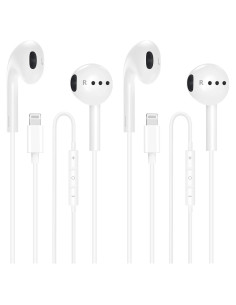 Auriculares con cable Hi-Fi esbeecables para iPhone - 2 Paquetes