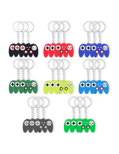 24 Llavero Mini Controlador de Juego EAEDMY - 8 Colores