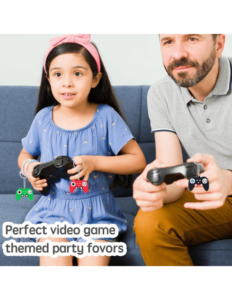 24 Llavero Mini Controlador de Juego EAEDMY - 8 Colores