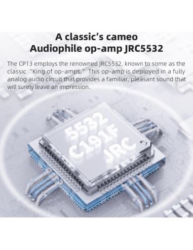 Reproductor de Cassettes FiiO CP13 Transparente 1800mAh