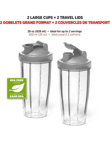 Batidora Personal Starfrit 300W - 2 Tazas 828ml - Salvia