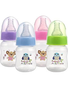 Botellas Anticólicas Bebé Bonito 60ml Paquete de 4 BPA Free 2