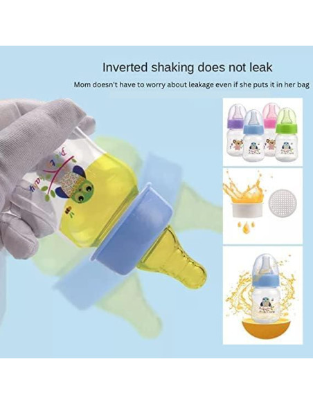 Botellas Anticólicas Bebé Bonito 60ml Paquete de 4 BPA Free