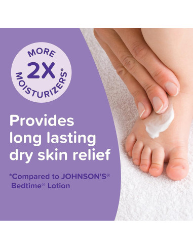 Crema Hidratante Johnson's Baby Bedtime 236.6 ml Hipoalergénica