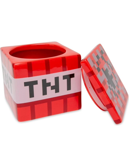 Contenedor de Galletas Cerámica TNT Minecraft 15.24 cm