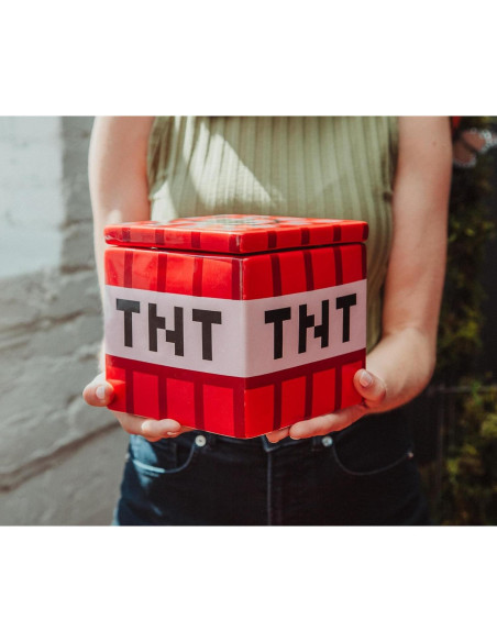 Contenedor de Galletas Cerámica TNT Minecraft 15.24 cm