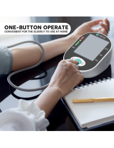Monitor de Presión Arterial ZIQING con Manguito Grande 22-44 cm 2