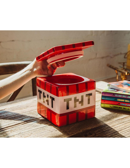 Contenedor de Galletas Cerámica TNT Minecraft 15.24 cm