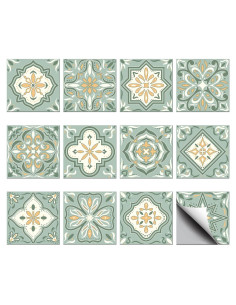 Calcomanías de Azulejos Bohemios CHGCRAFT 36 Piezas 10.16 cm