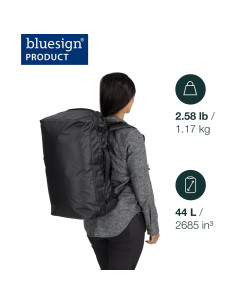 Bolsa de Viaje Osprey Transporter Duffel 44L Azul Llama 2