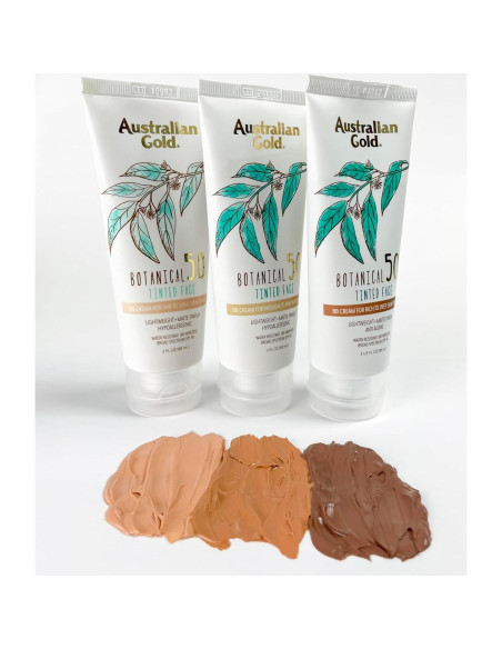 Protector Solar Facial Tinte SPF 50 Australian Gold 85 g