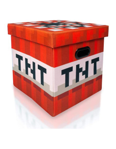 Cubo Organizador de Almacenamiento TNT Minecraft 38.1 cm