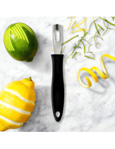 Cuchillo de Canal Pelador de Limón Acero Inoxidable LVVXIXI 2