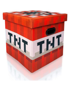 Cubo Organizador de Almacenamiento TNT Minecraft 38.1 cm 2