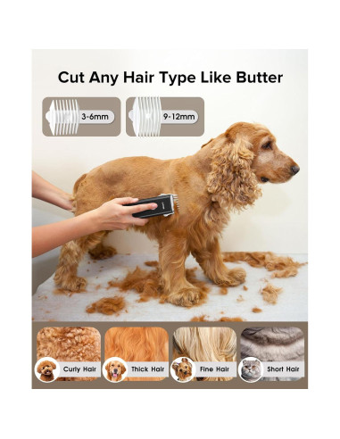 Cortadora de Pelo Inalámbrica Marvljojo para Perros y Gatos