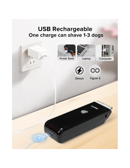 Cortadora de Pelo Inalámbrica Marvljojo para Perros y Gatos