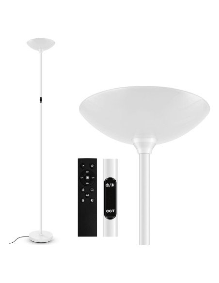 Lámpara de Pie LED BoostArea 30W Regulable con Control Remoto