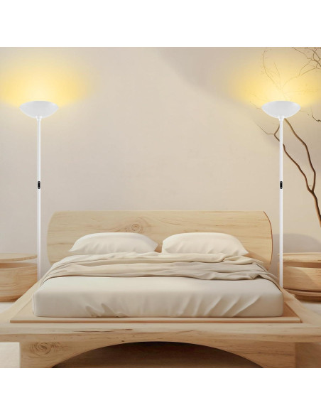 Lámpara de Pie LED BoostArea 30W Regulable con Control Remoto