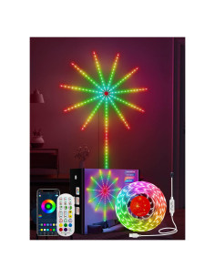Luces LED Fuegos Artificiales Daymeet 50.8 cm RGB Control App
