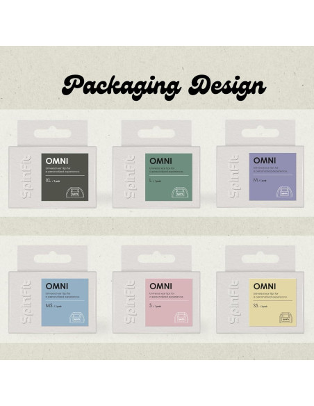 Puntas de silicona SpinFit Omni S para auriculares TWS e IEMs Puntas de silicona SpinFit Omni S para auriculares TWS e IEMs