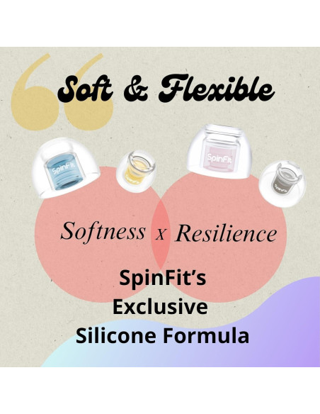 Puntas de silicona SpinFit Omni S para auriculares TWS e IEMs Puntas de silicona SpinFit Omni S para auriculares TWS e IEMs