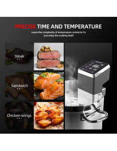 Circulador de Inmersión Sous Vide AnchorChef PRO1600S 1400W 2