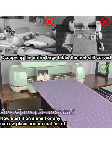 Bandeja de Extensión LOPASA para Cricut Explore 3/4, 30.48x60.96 cm