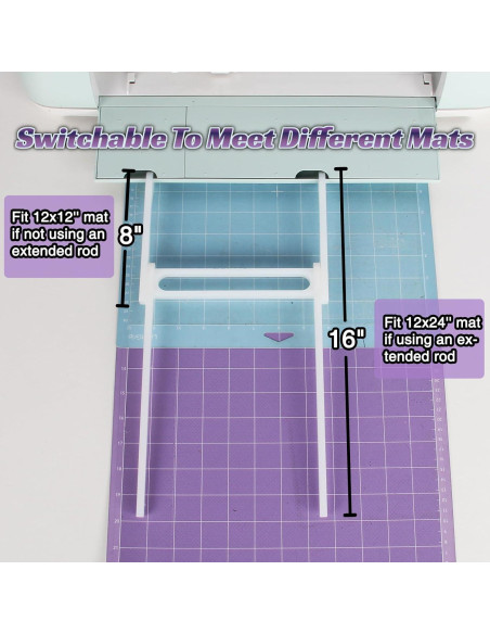 Bandeja de Extensión LOPASA para Cricut Explore 3/4, 30.48x60.96 cm