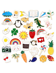 36 Pines de Esmalte DTOFOOT Animales y Plantas Diversos