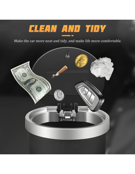 Basurero de Coche AICEL 3.8L a Prueba de Agua y Olores