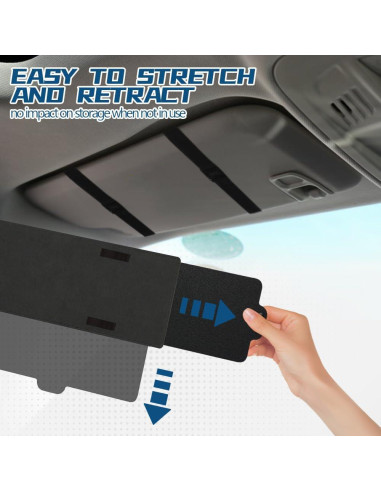 Extensor de Visera Solar Kutyun Polarizado Ajustable 31.1cm