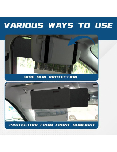 Extensor de Visera Solar Kutyun Polarizado Ajustable 31.1cm