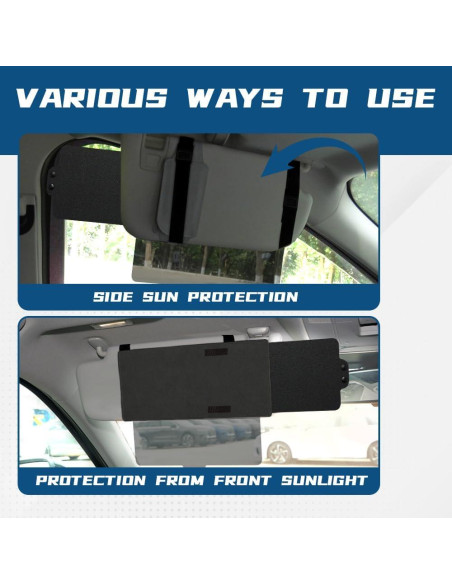 Extensor de Visera Solar Kutyun Polarizado Ajustable 31.1cm