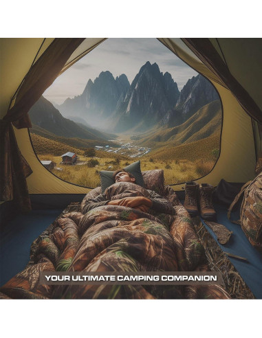 Conjunto de Sábanas de Camo Realtree Polycotton Individual 3 Piezas