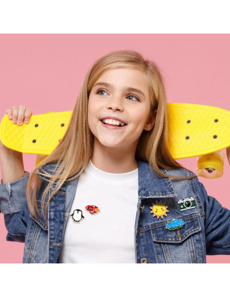 36 Pines de Esmalte DTOFOOT Animales y Plantas Diversos