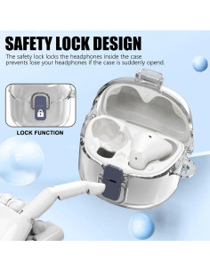 Funda Protectora Transparente JBL Tune Flex con Candado Seguro 2