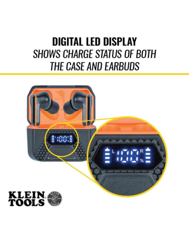 Auriculares Inalámbricos Klein Tools AESEB2 Bluetooth 5.2 25dB