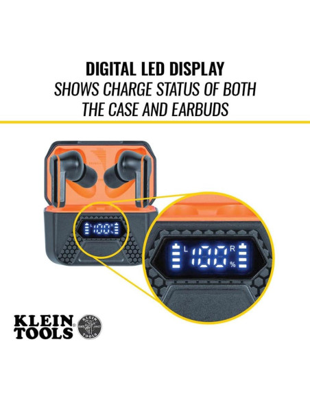 Auriculares Inalámbricos Klein Tools AESEB2 Bluetooth 5.2 25dB