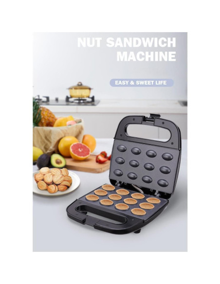 Fabricante de Galletas de Nuez KAGOR 12 Huecos 750W Fabricante de Galletas de Nuez KAGOR 12 Huecos 750W