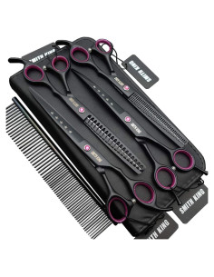 Set de Tijeras de Peluquería Profesional Smith King 4 Piezas