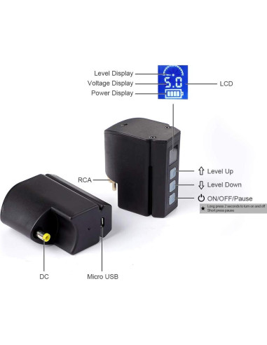 Batería de Tatuaje Inalámbrica Hawink P198-RCA 2400mAh 3.7V