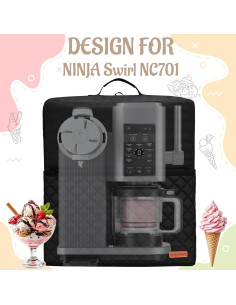 Funda de Polvo para Máquina de Helado Ninja Swirl CROTIRAD 2