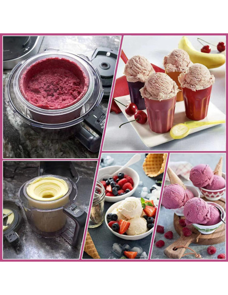 Recipientes Ninja Creami 4 Pints 16oz Libre BPA Apto Lavavajillas