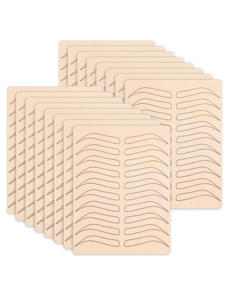 Kit de Práctica Microblading Maitys 16 Piezas Silicona Negra