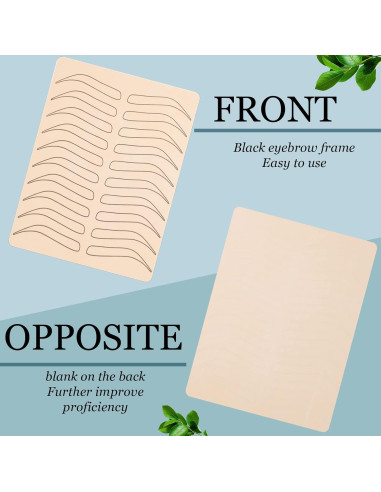 Kit de Práctica Microblading Maitys 16 Piezas Silicona Negra