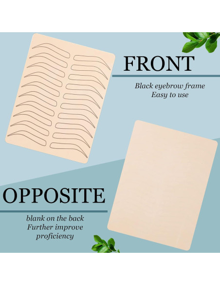 Kit de Práctica Microblading Maitys 16 Piezas Silicona Negra