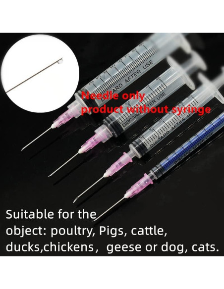 Paquete de 100 agujas de inyección estériles Expesumas 18Ga 2.54cm