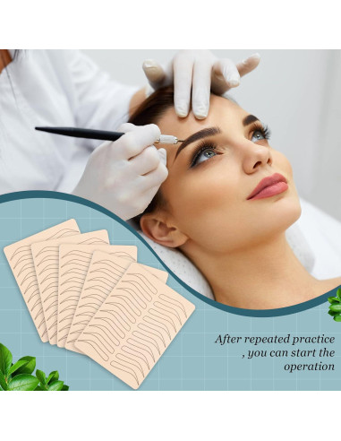 Kit de Práctica Microblading Maitys 16 Piezas Silicona Negra